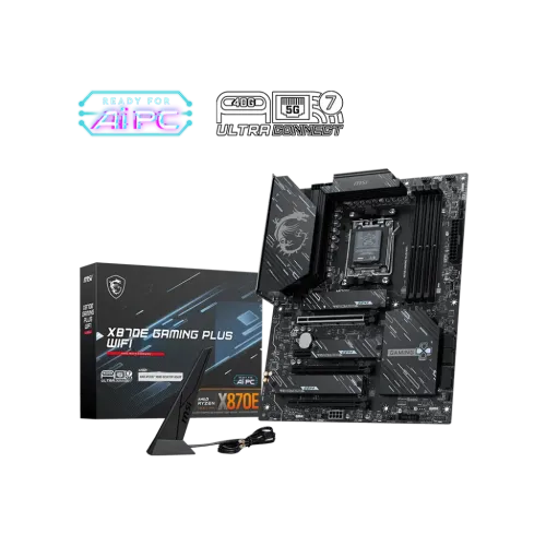 MSI X870E GAMING PLUS WIFI AM5 ATX Motherboard